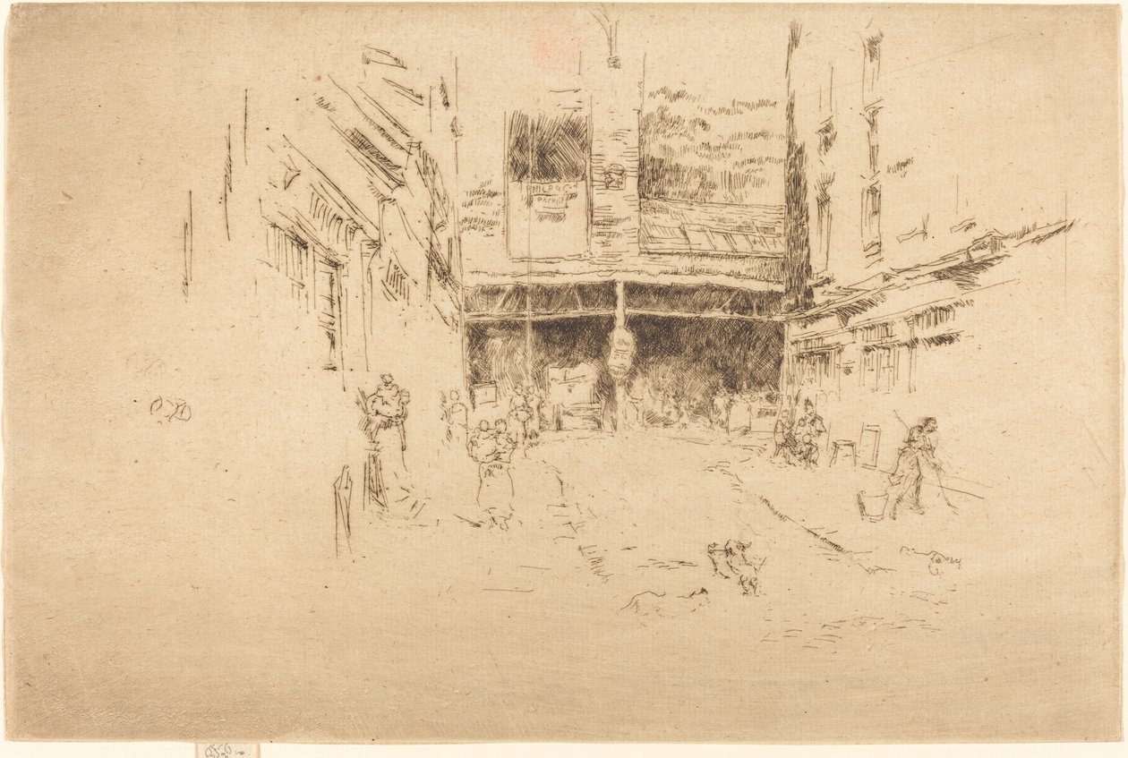 Tøjbørs, No.I, 1887. af James Abbott McNeill Whistler