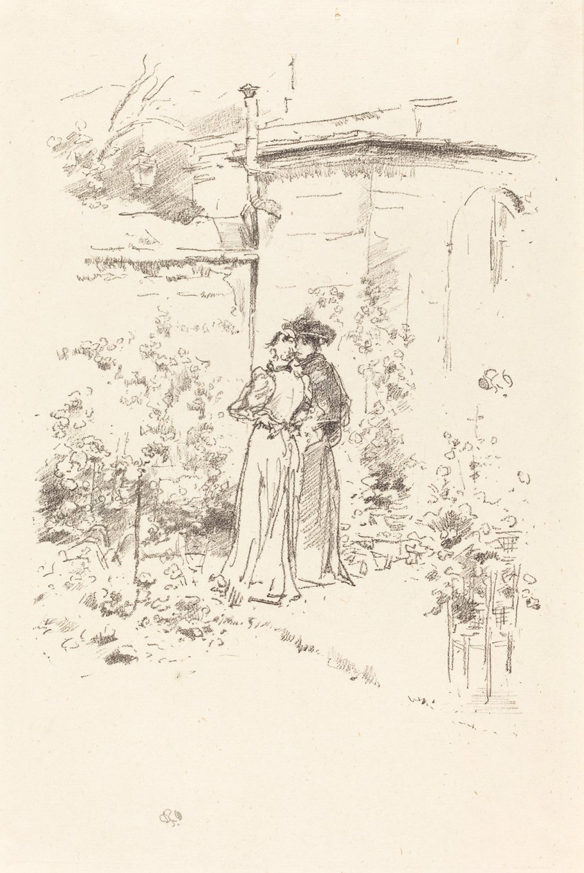 Betroelser i haven, 1894. af James Abbott McNeill Whistler