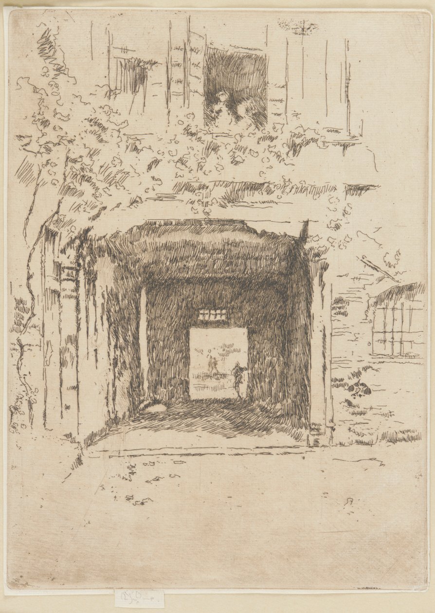 Doorway and Vine, 1879-1880. af James Abbott McNeill Whistler