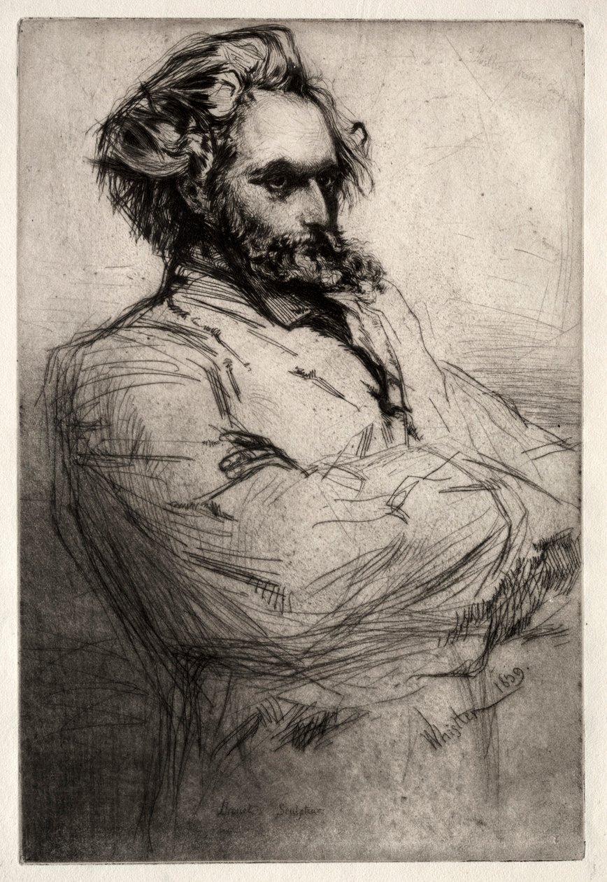Drouet, 1859. af James Abbott McNeill Whistler