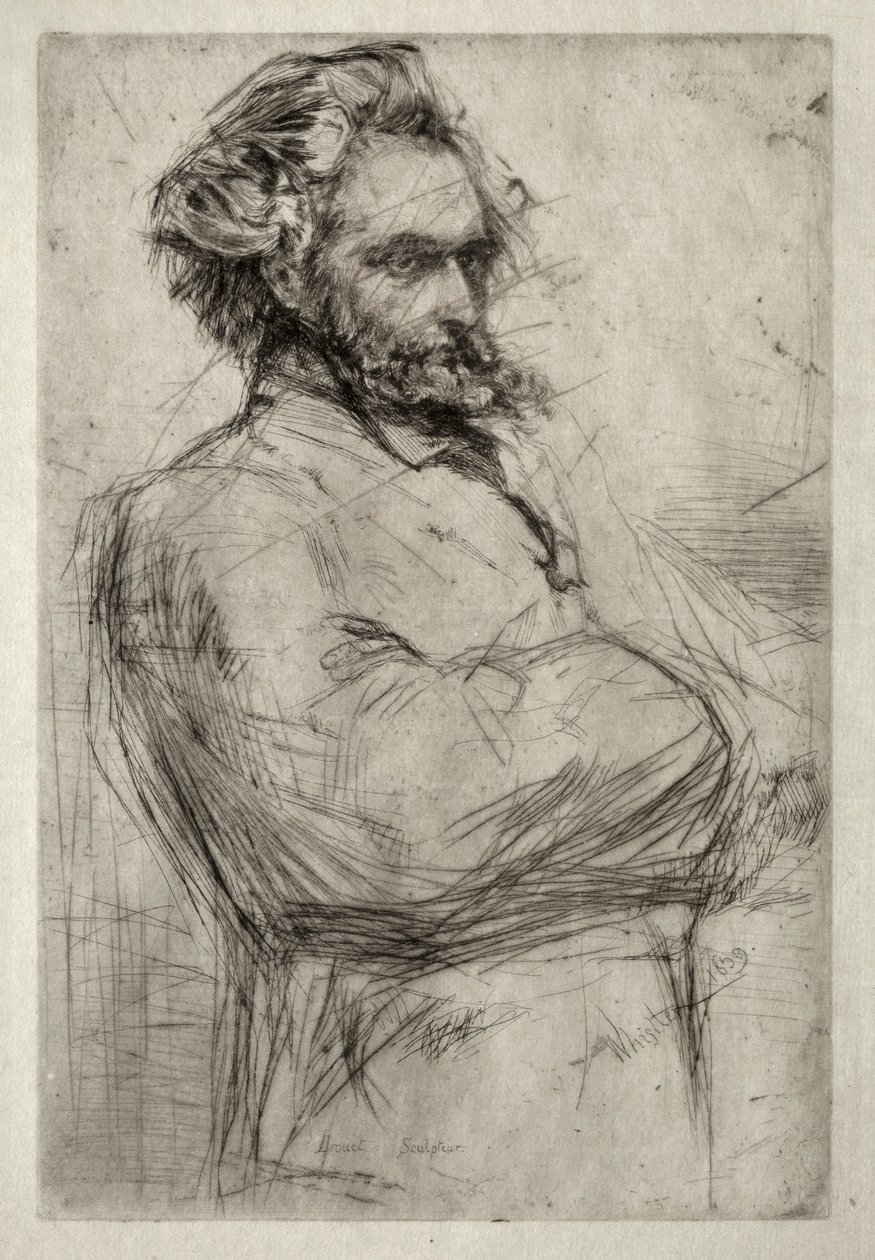 Drouet, 1859. af James Abbott McNeill Whistler