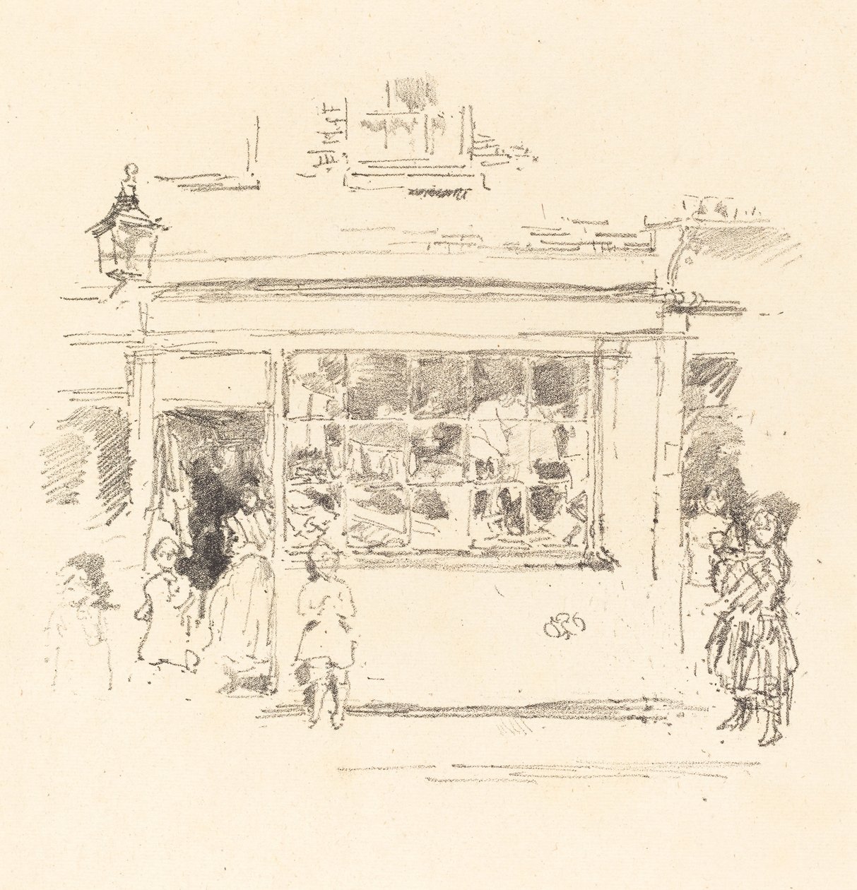 Drury Lane Rags, 1888. af James Abbott McNeill Whistler