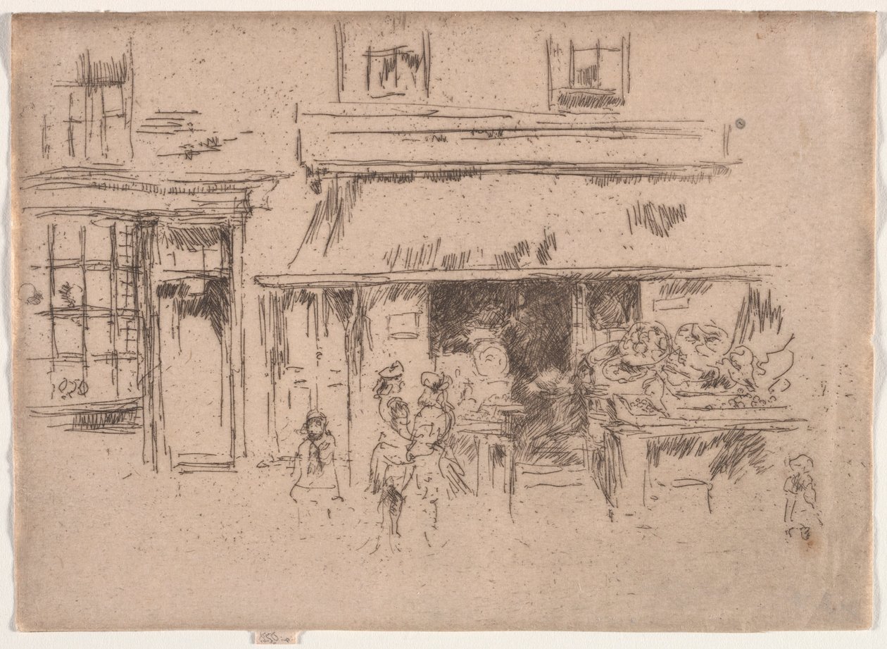 Exeter Street. af James Abbott McNeill Whistler