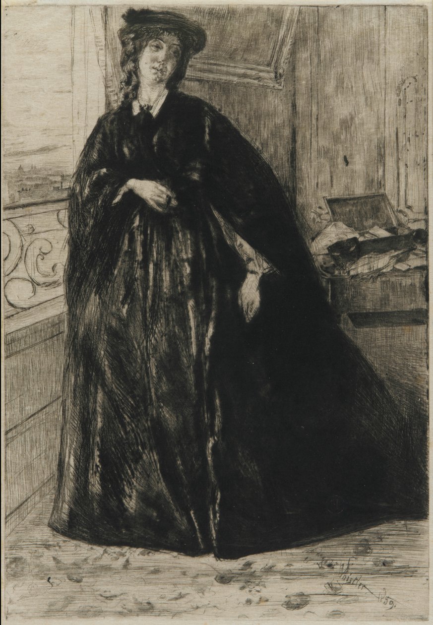 Finette, 1859. af James Abbott McNeill Whistler