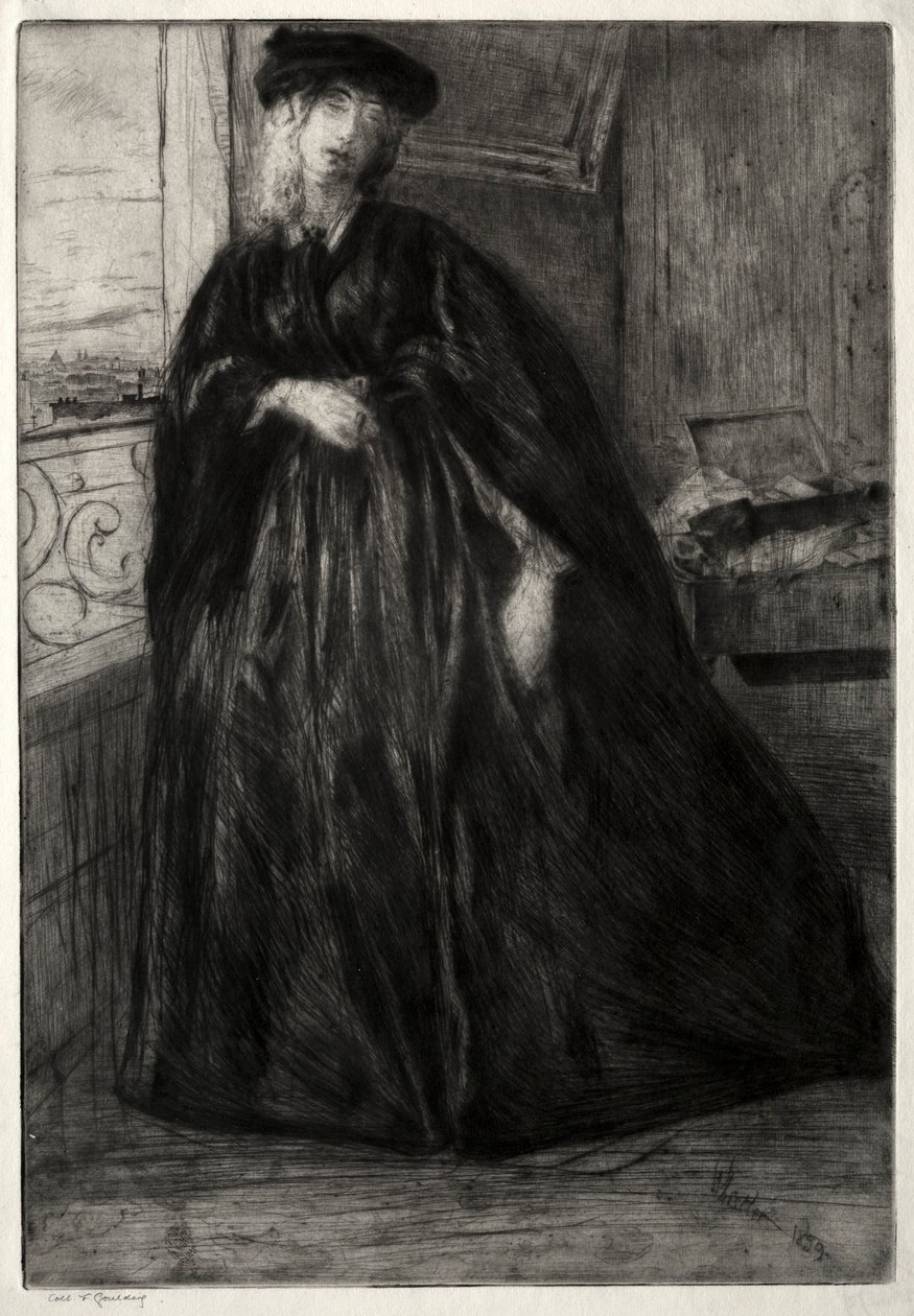Finette, 1859. af James Abbott McNeill Whistler