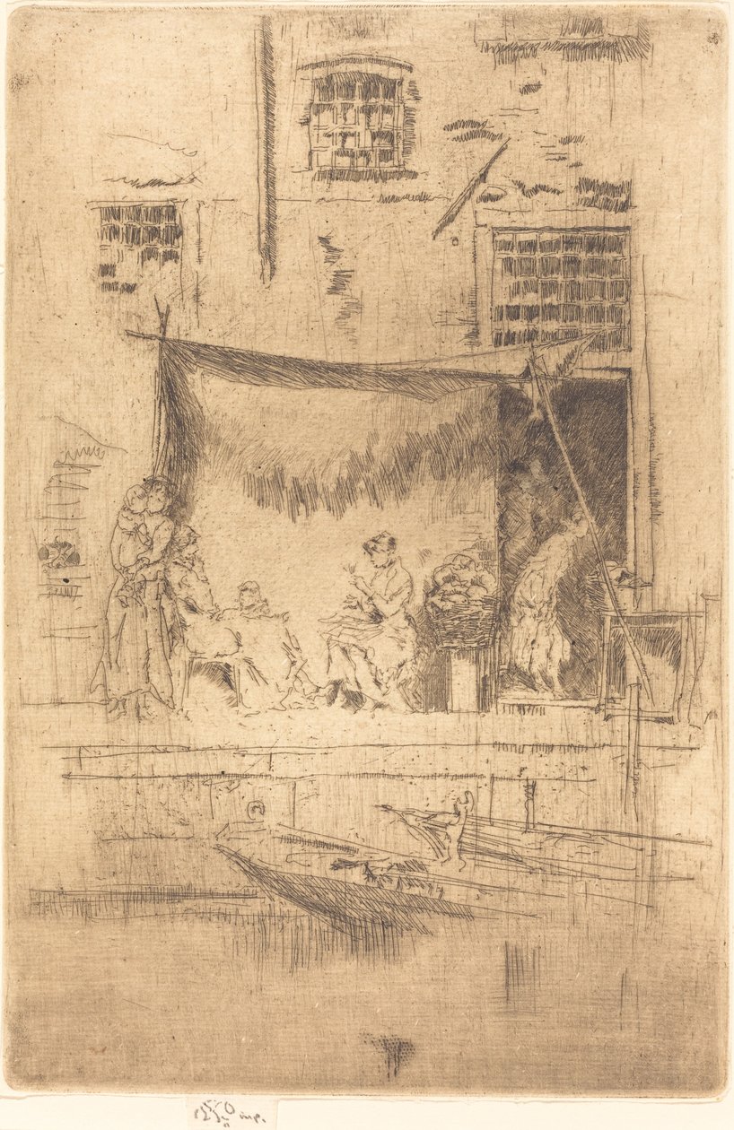 Frugtstall, 1880. af James Abbott McNeill Whistler