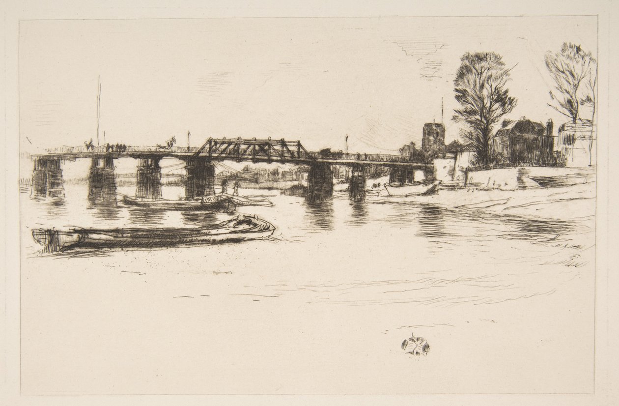 Fulham Chelsea, det 20. århundrede. af James Abbott McNeill Whistler