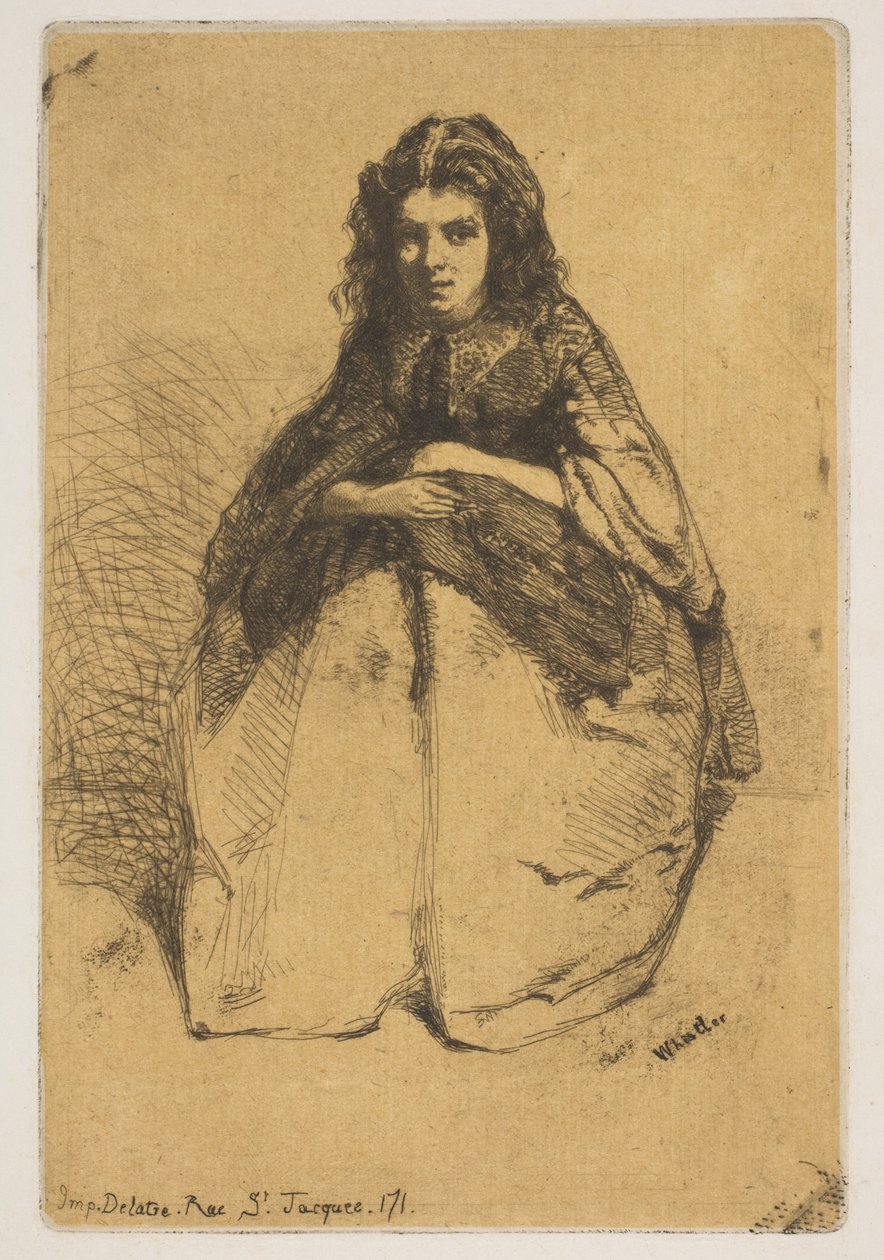 Tegneserier, 1858. af James Abbott McNeill Whistler