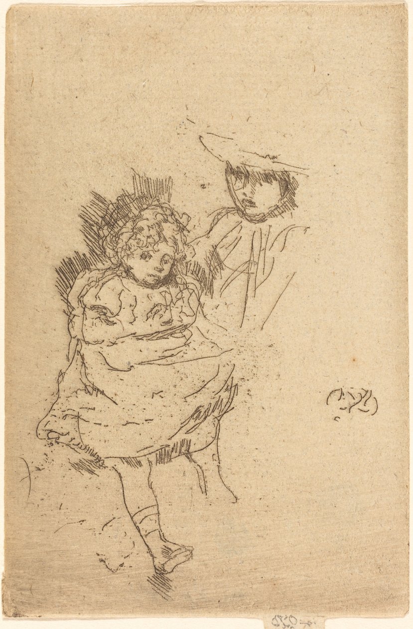 Gipsy Baby. af James Abbott McNeill Whistler