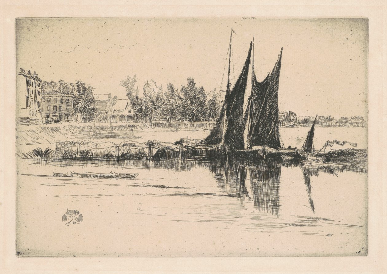 Hurlingham, 1879. af James Abbott McNeill Whistler