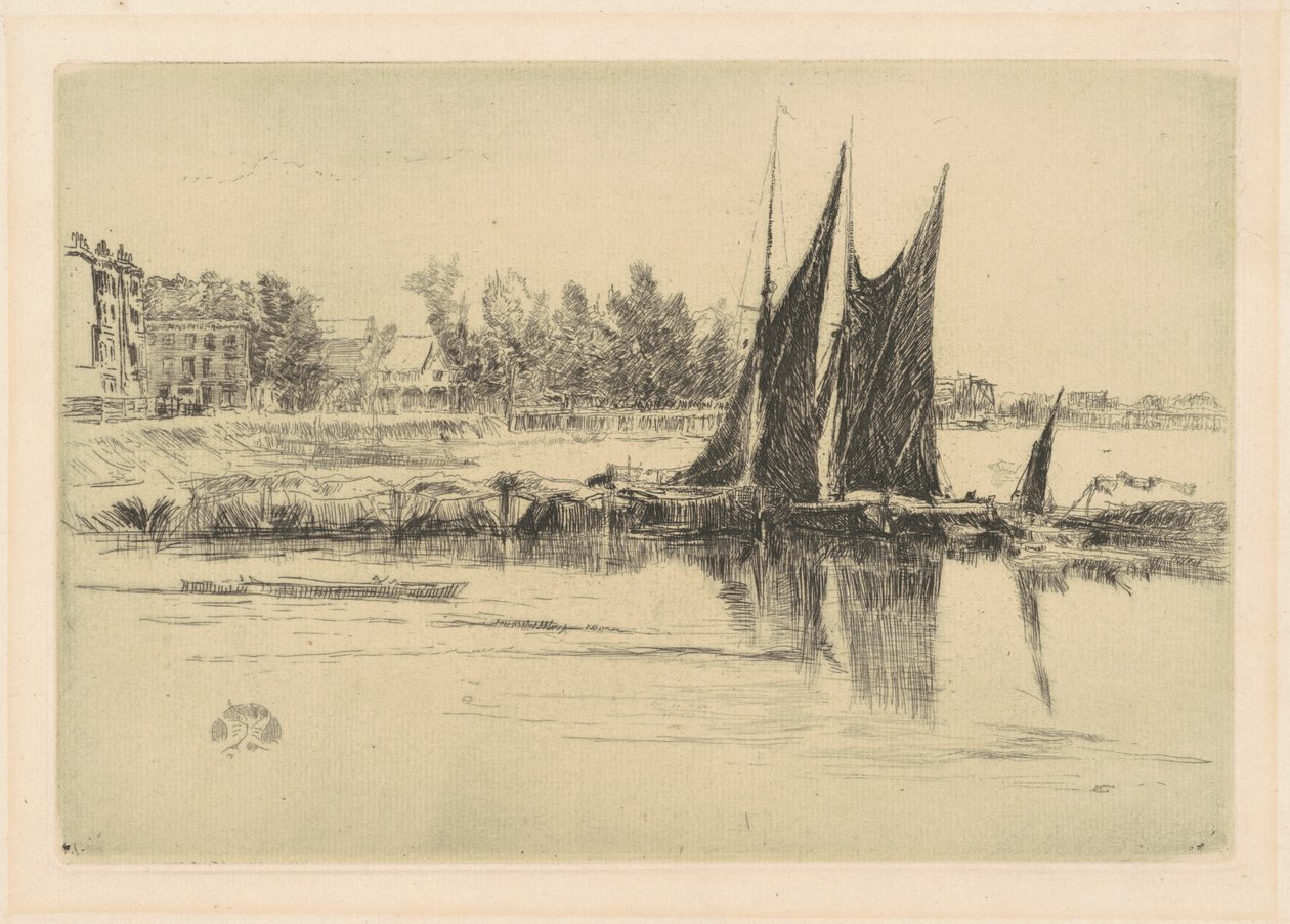 Hurlingham, 1879. af James Abbott McNeill Whistler