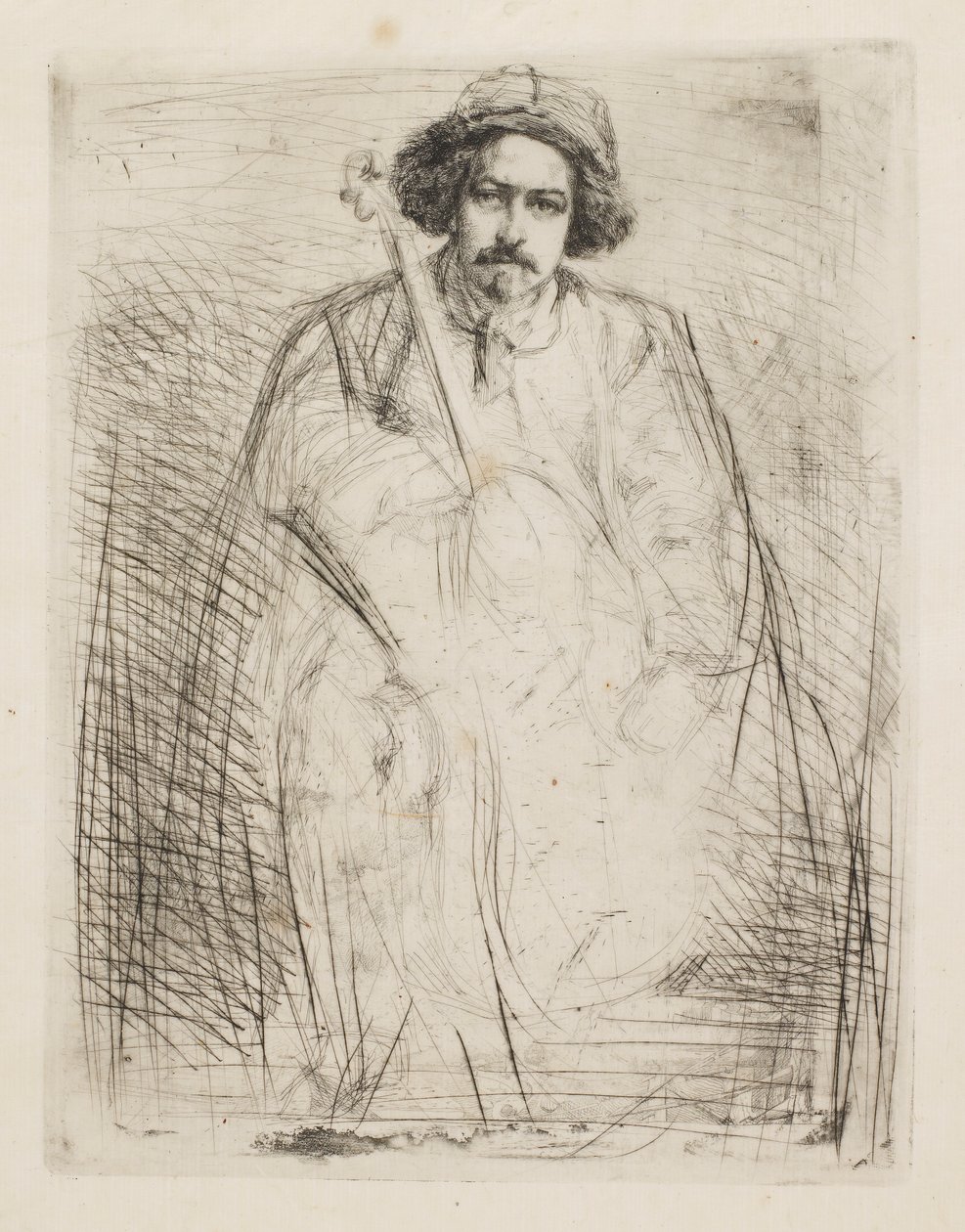 J. Becquet, Billedhugger, 1859. af James Abbott McNeill Whistler