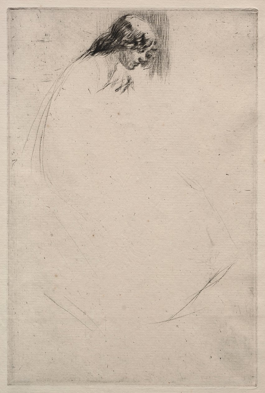 Jos Bent Head. af James Abbott McNeill Whistler