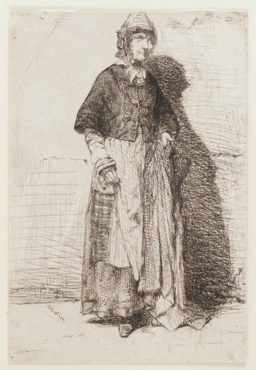 Moder Gerard, 1858. af James Abbott McNeill Whistler
