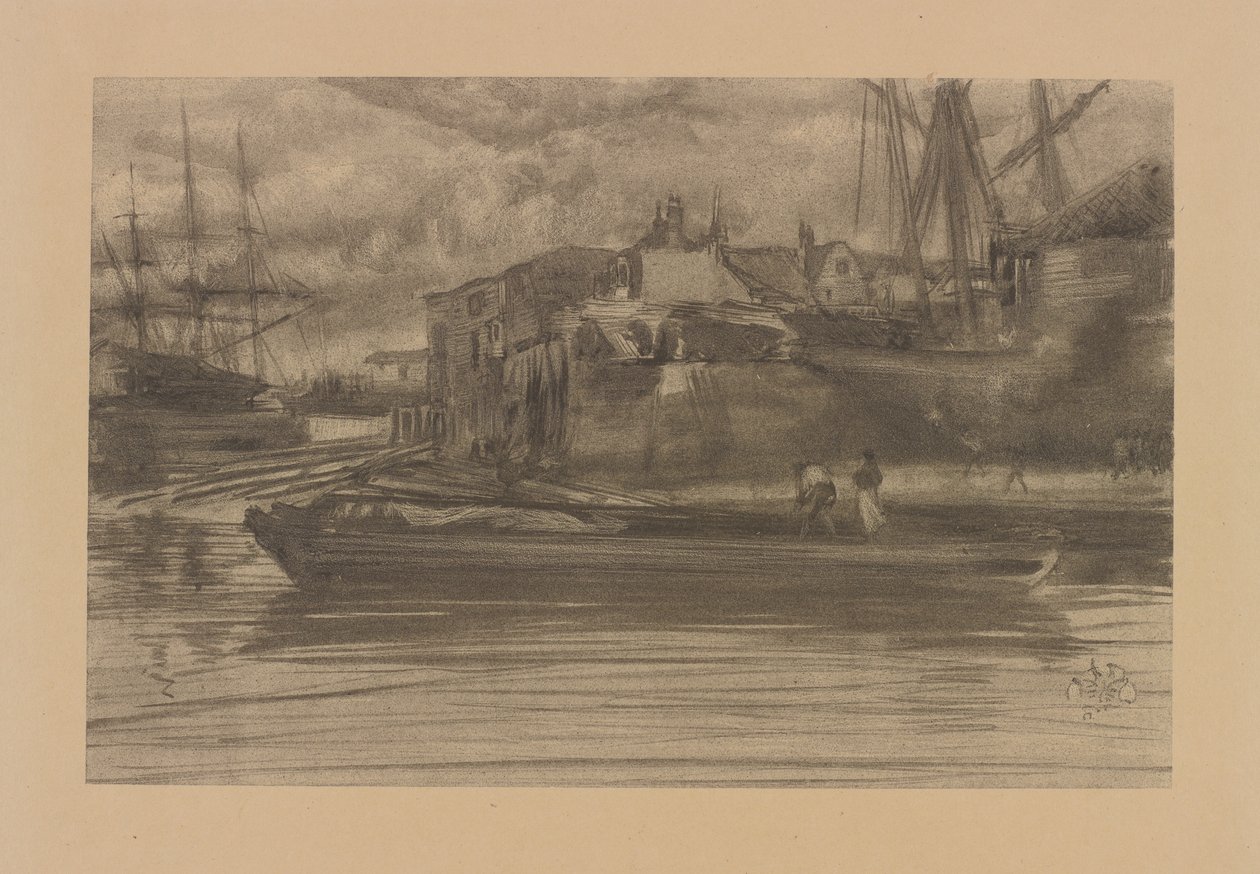 Limehouse, 1878. af James Abbott McNeill Whistler