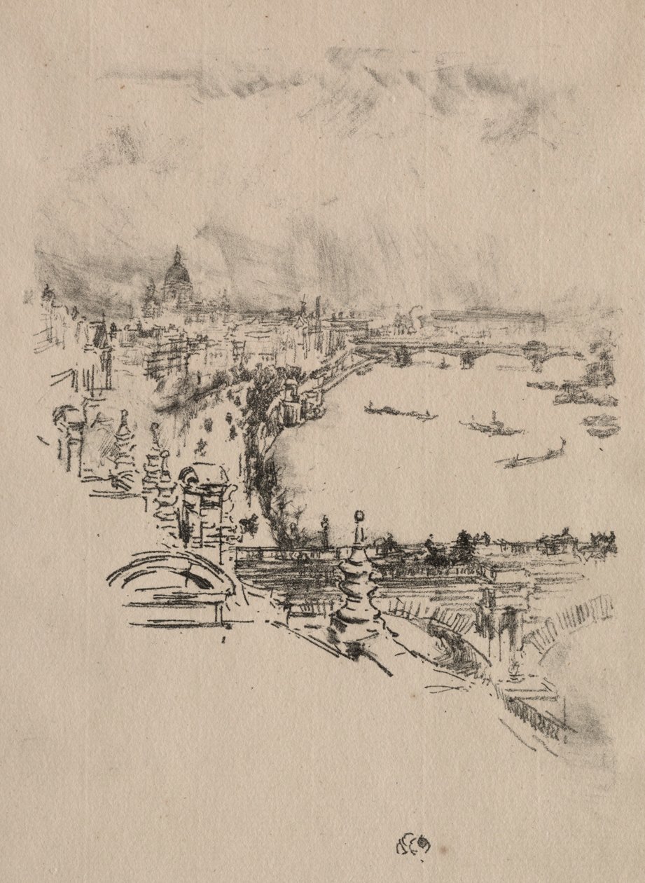 Lille London. af James Abbott McNeill Whistler