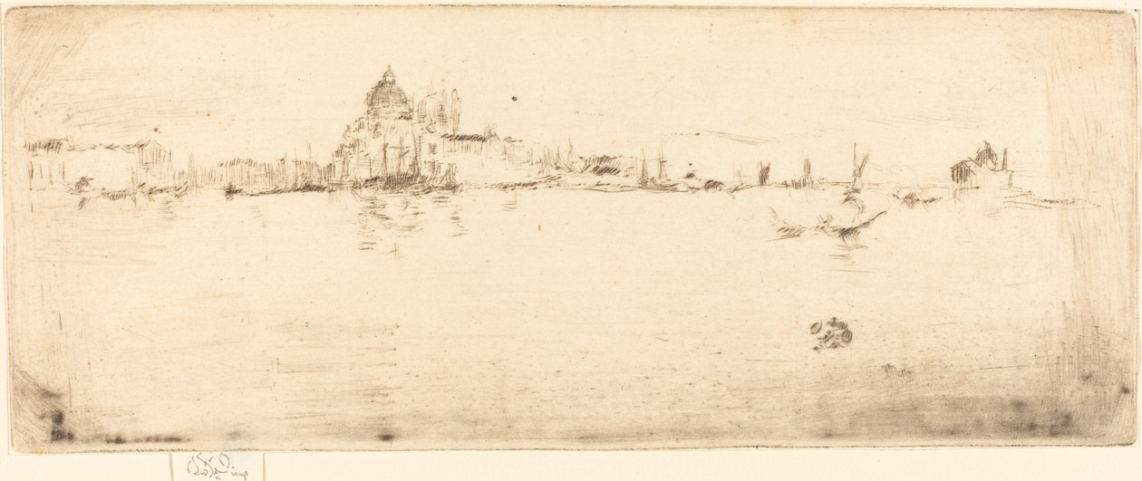 Lille hilsen, 18791880. af James Abbott McNeill Whistler