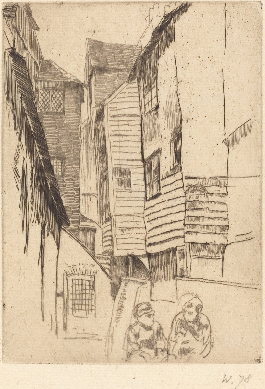 Lille Smithfield, ca. 1877. af James Abbott McNeill Whistler