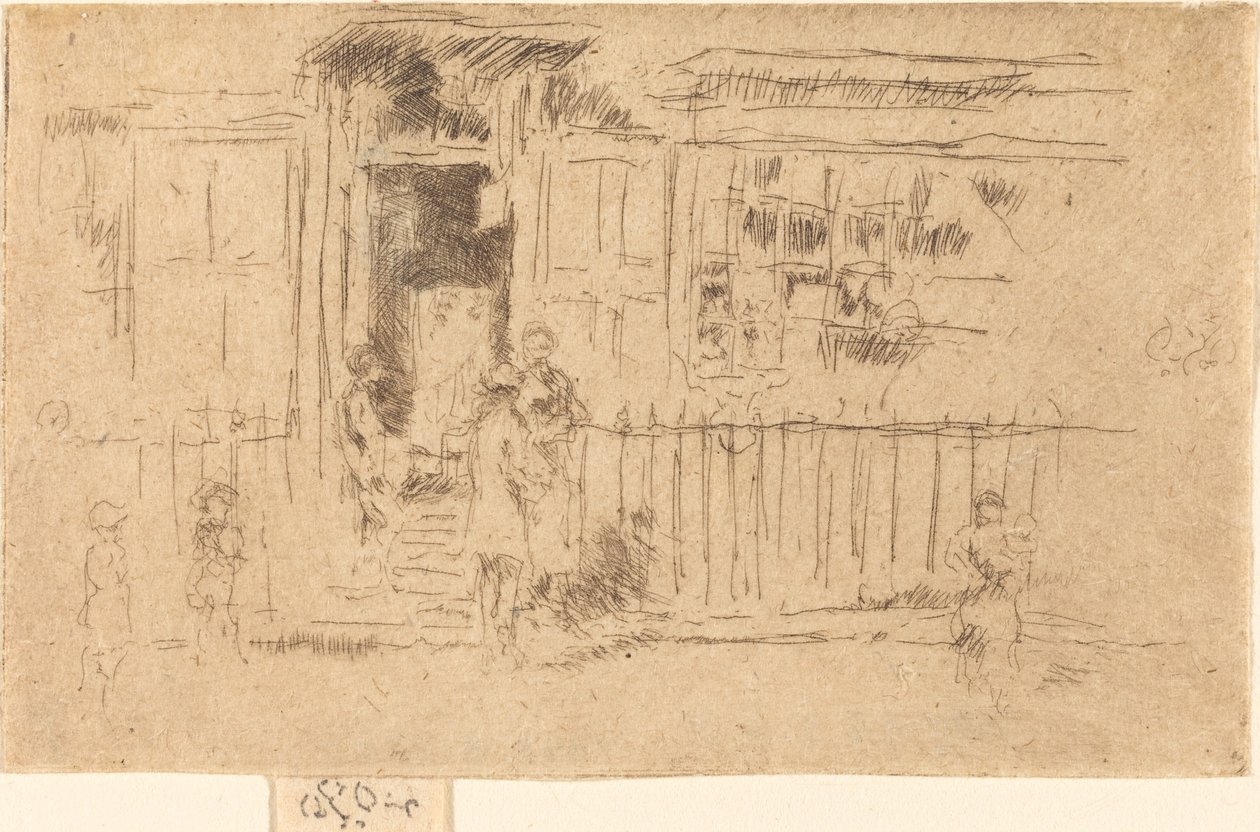 Little Steps, Chelsea, ca. 18841886. af James Abbott McNeill Whistler