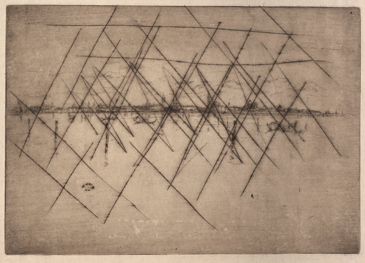 Lille Venedig. af James Abbott McNeill Whistler