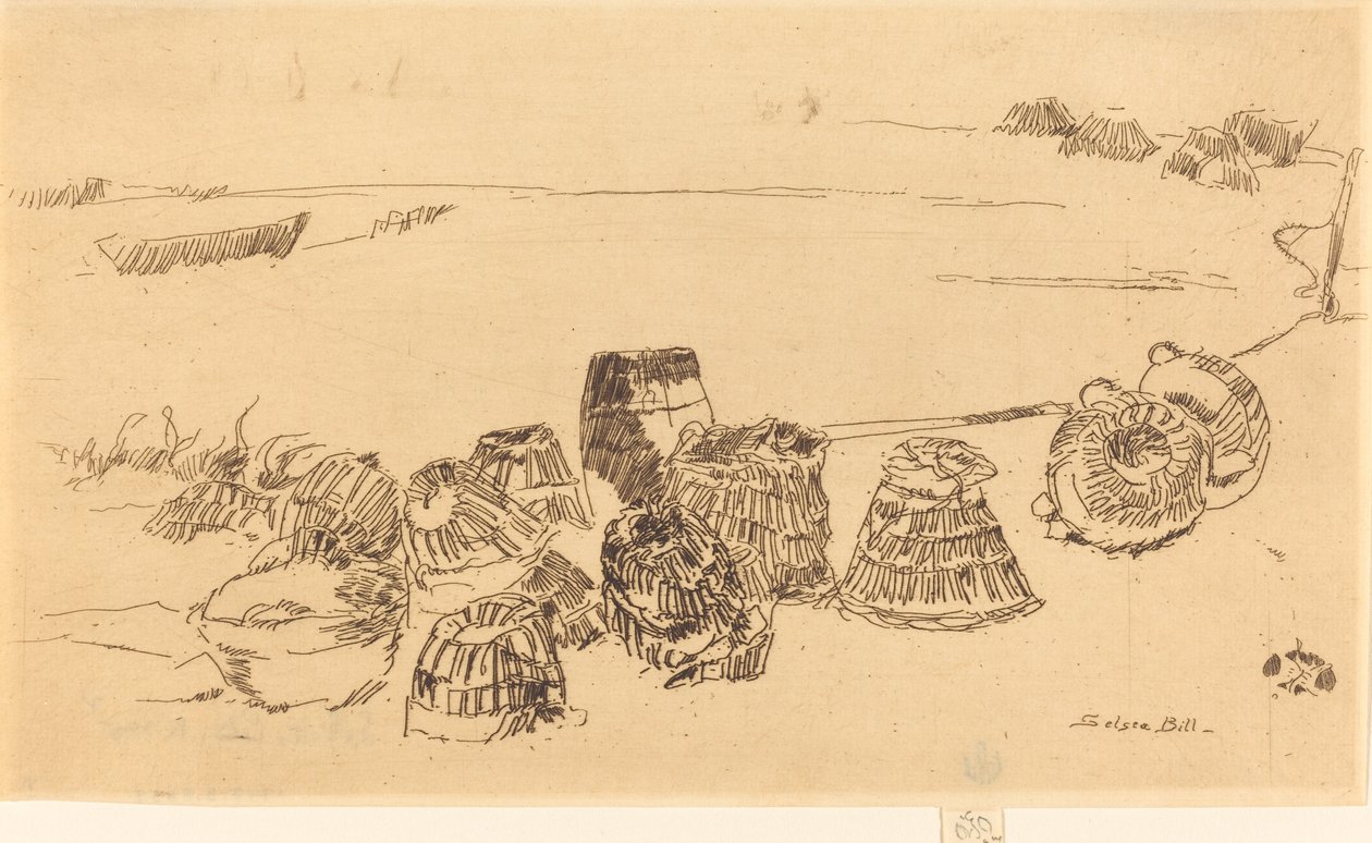 Hummer-potter, ca. 18801881. af James Abbott McNeill Whistler
