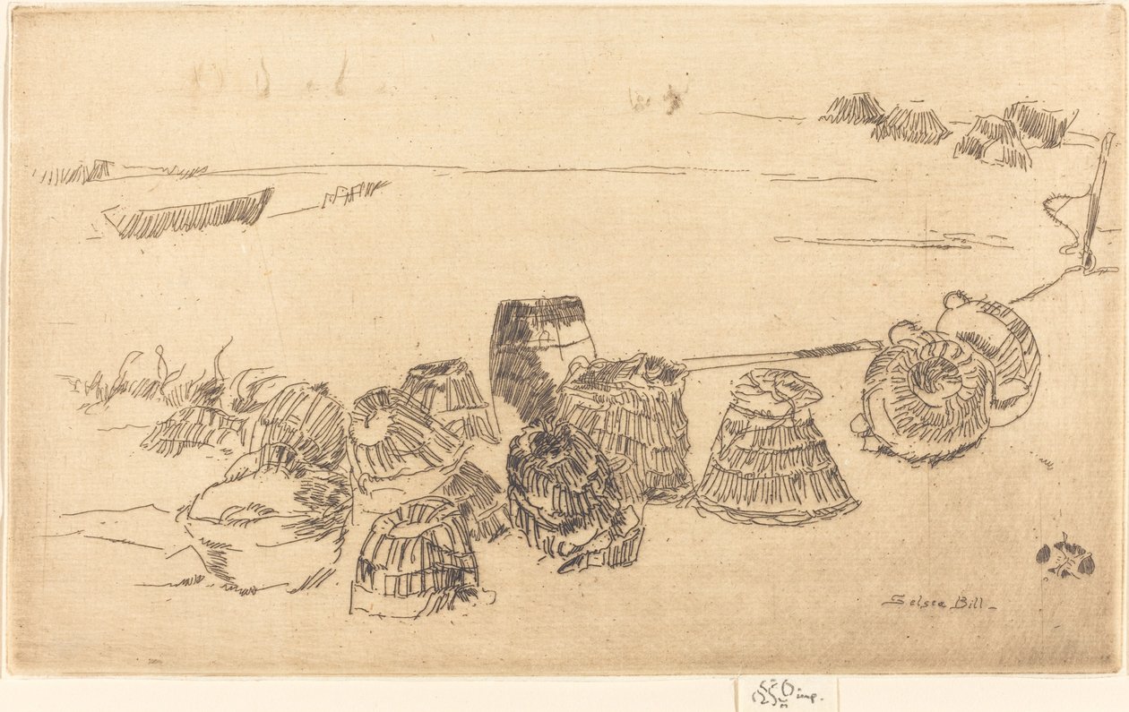 Hummer-potter, ca. 18801881. af James Abbott McNeill Whistler
