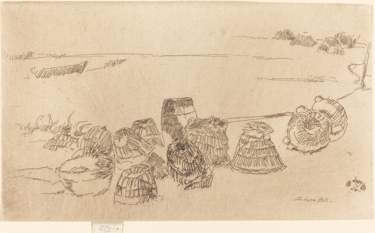 Hummer-potter, ca. 18801881. af James Abbott McNeill Whistler