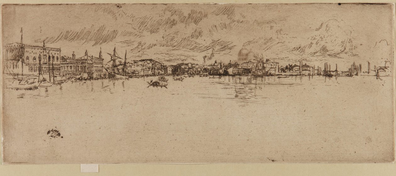 Lange Venedig, 1879-1880. af James Abbott McNeill Whistler