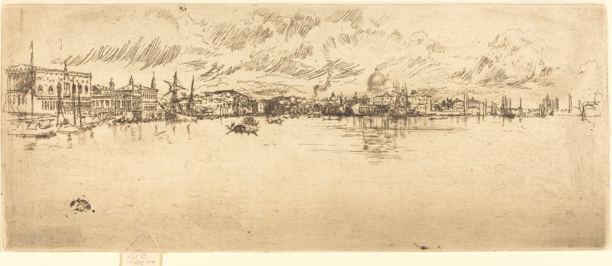 Lange Venedig, 18791880. af James Abbott McNeill Whistler