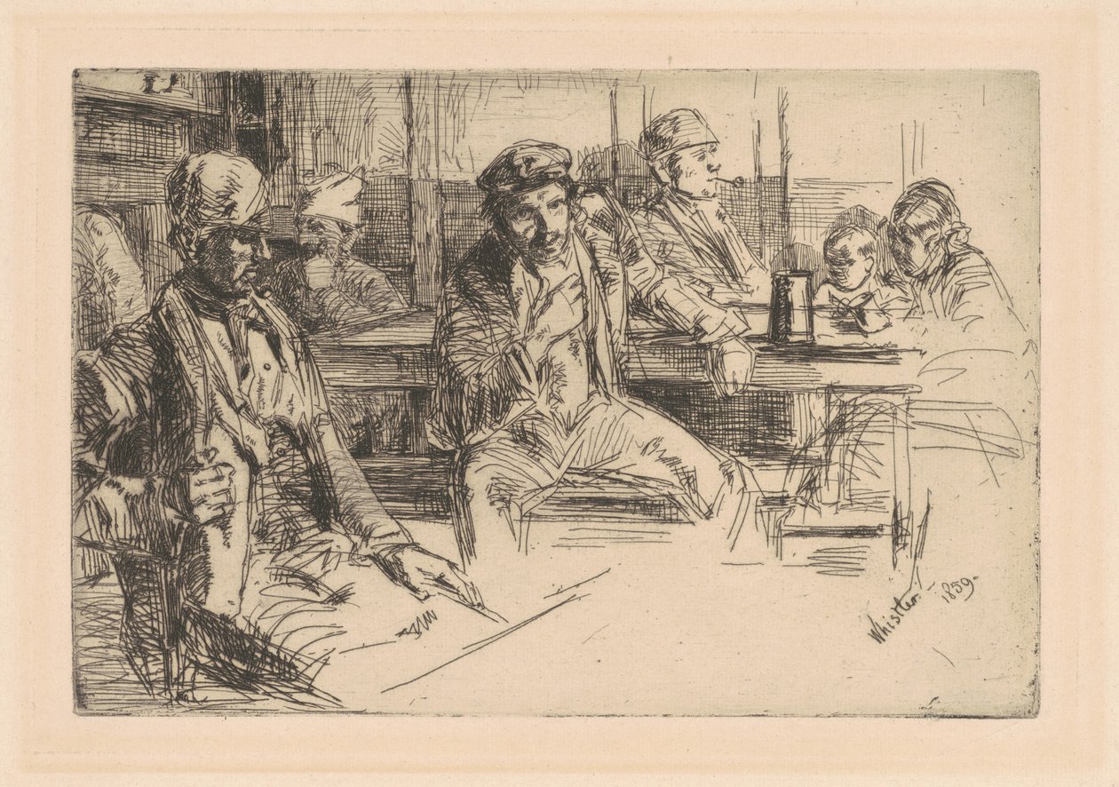 Longshoremen, 1859. af James Abbott McNeill Whistler