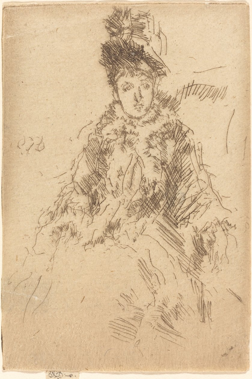 Miss Lenoir, ca. 1887. af James Abbott McNeill Whistler