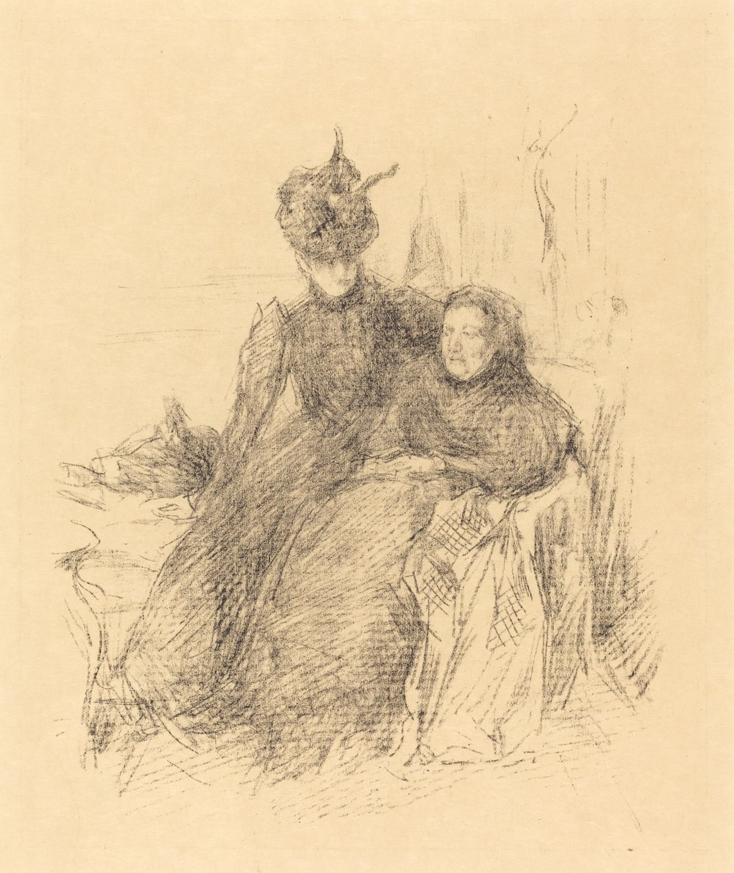 Mor og Datter, 1897. af James Abbott McNeill Whistler