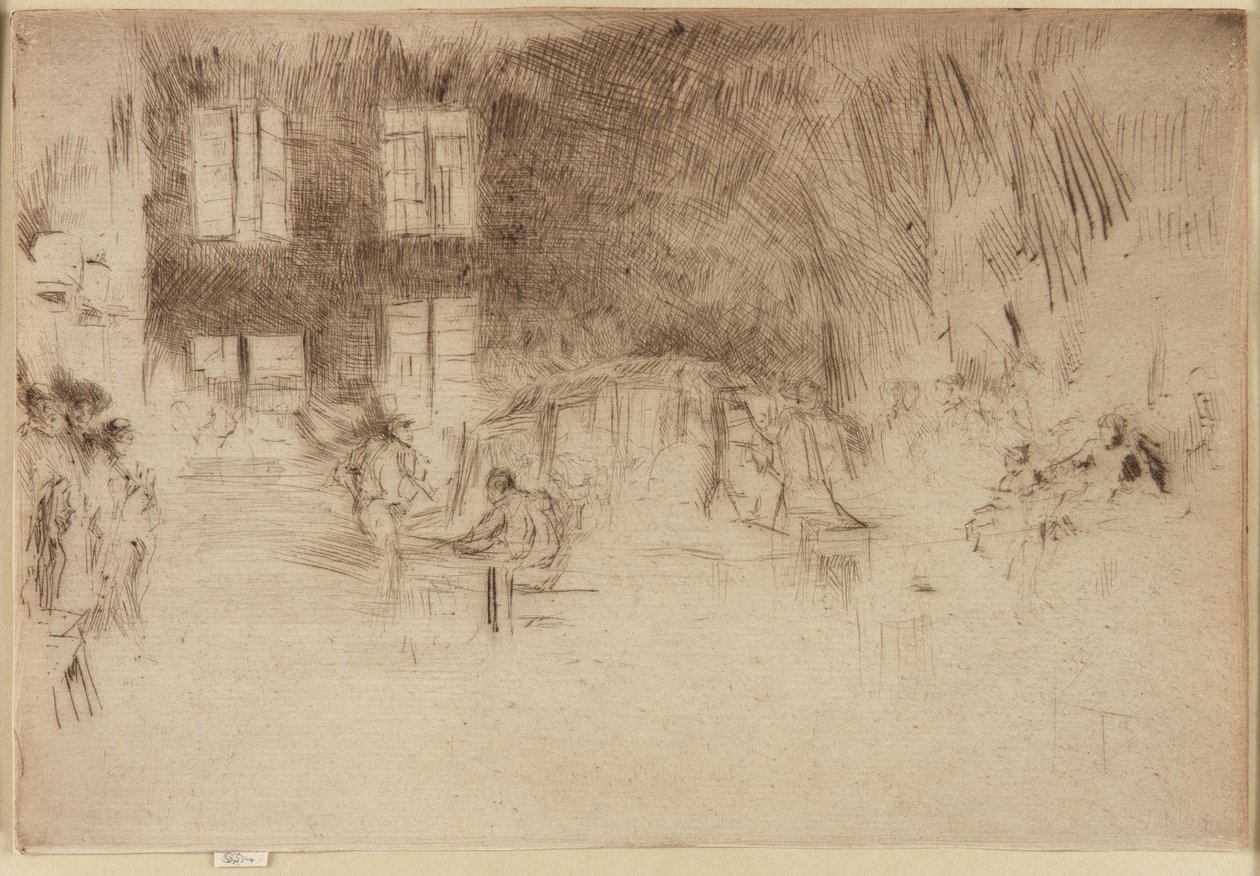 Murano-glasovn, 1879-1880. af James Abbott McNeill Whistler