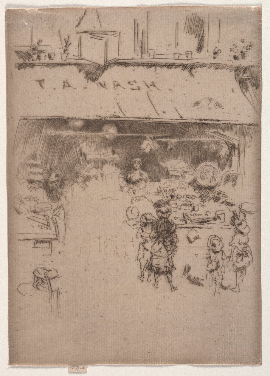 Nashs frugtbutik. af James Abbott McNeill Whistler