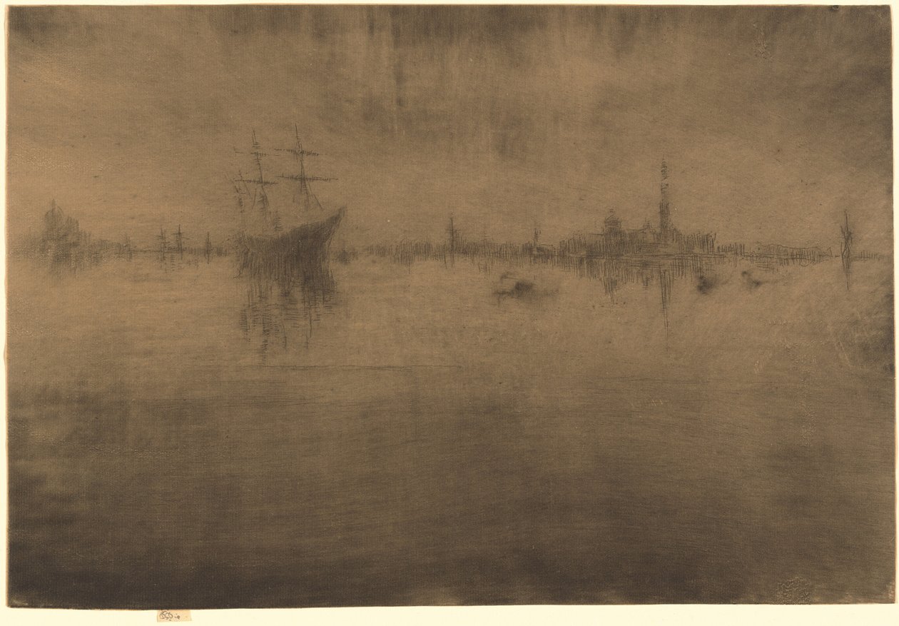 Nocturne, 18791880. af James Abbott McNeill Whistler