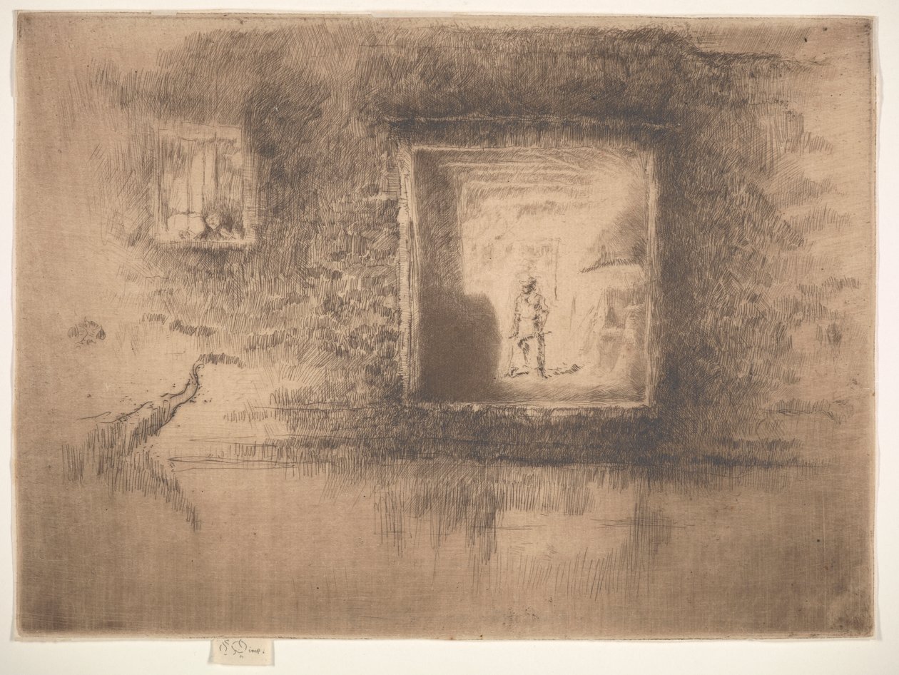 Nocturne: Ovn, 1879-1880. af James Abbott McNeill Whistler