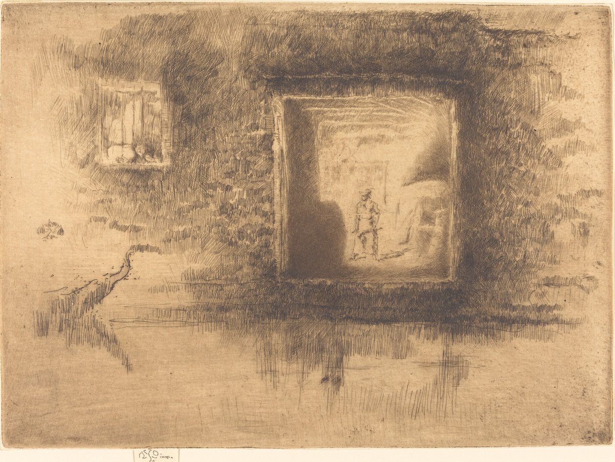 Nocturne: Furnace, 1880. af James Abbott McNeill Whistler