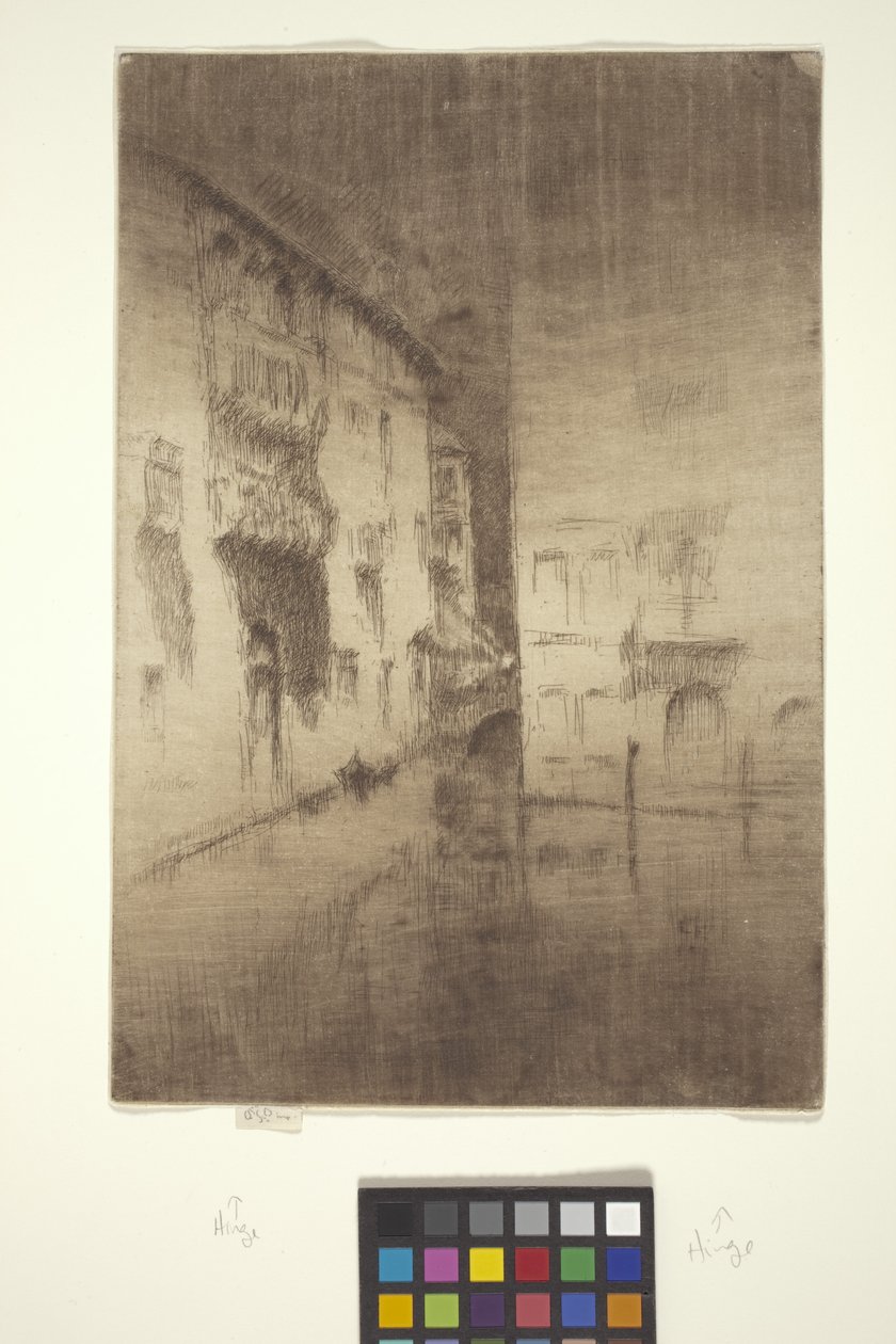 Nocturne: Paladser (ætsning med håndtørring) af James Abbott McNeill Whistler