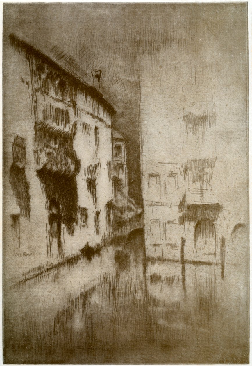 Nocturne: Palaces, c1879 1904. af James Abbott McNeill Whistler