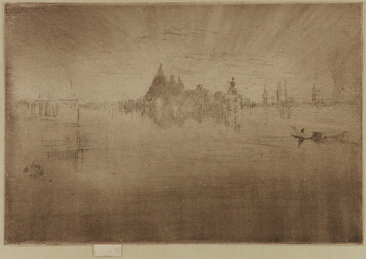 Nocturne: Salut, 1879-1880. af James Abbott McNeill Whistler