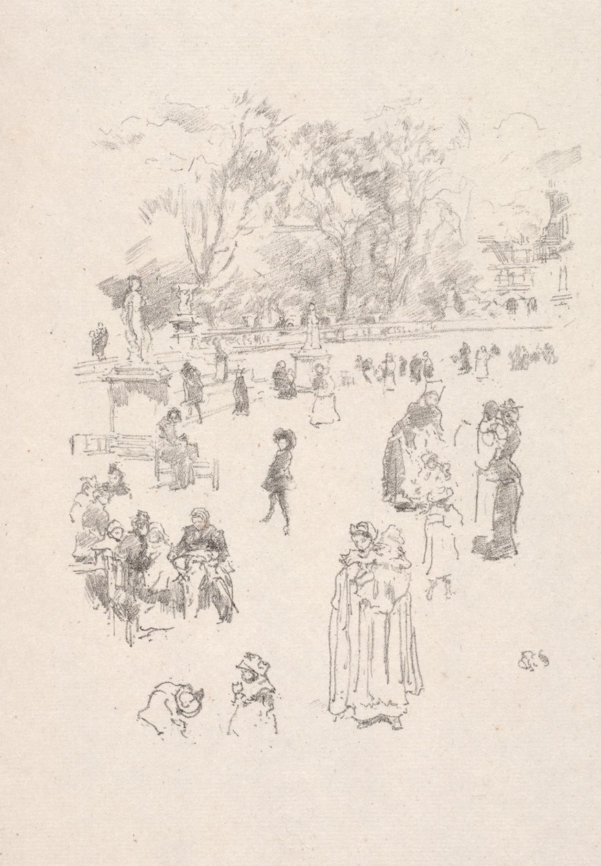 Plejepiger, 1894. af James Abbott McNeill Whistler