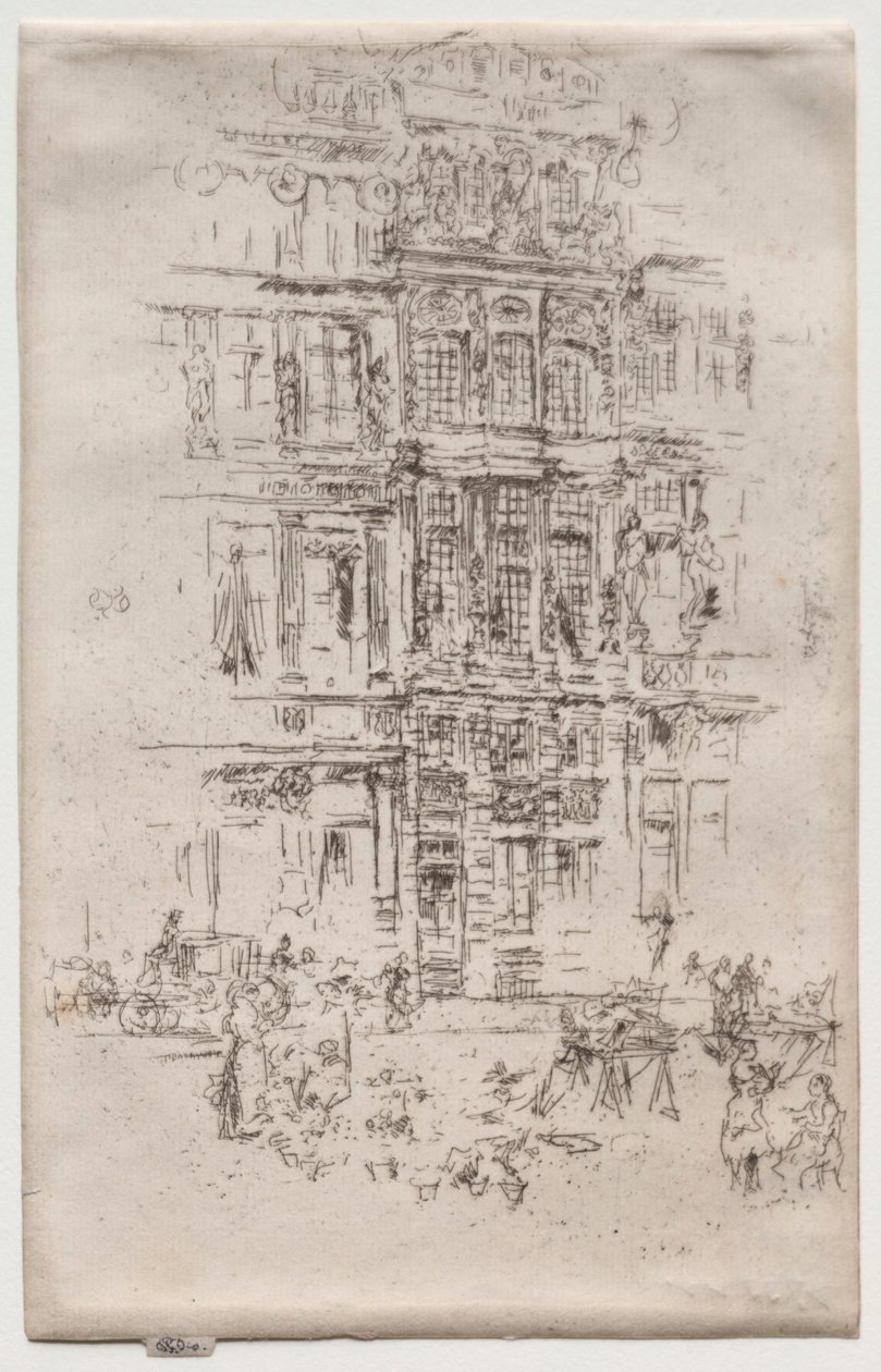 Paladser, Bruxelles. af James Abbott McNeill Whistler