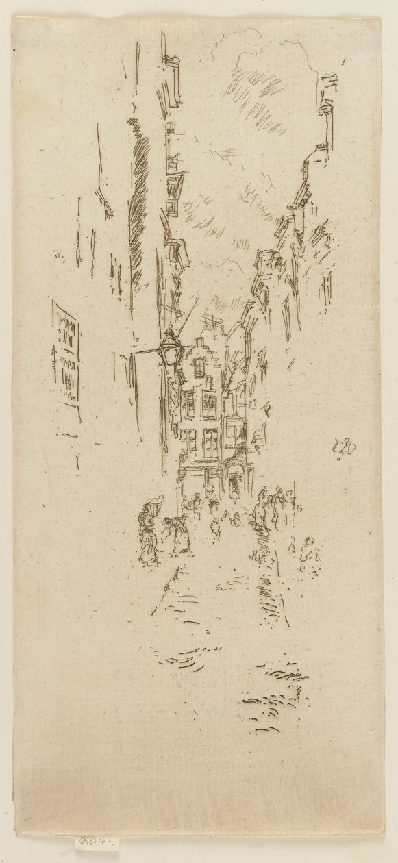 Little Butchers Street, 1887. af James Abbott McNeill Whistler