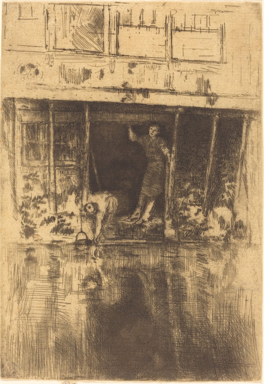 Pierrot, 1889. af James Abbott McNeill Whistler
