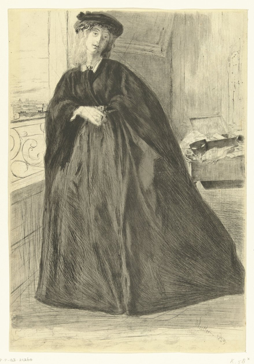 Portræt af Finette af James Abbott McNeill Whistler