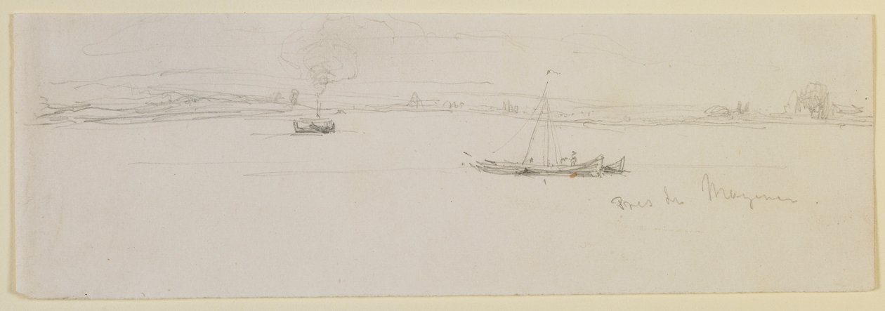 I nærheden af ​​Mainz, 1858. af James Abbott McNeill Whistler