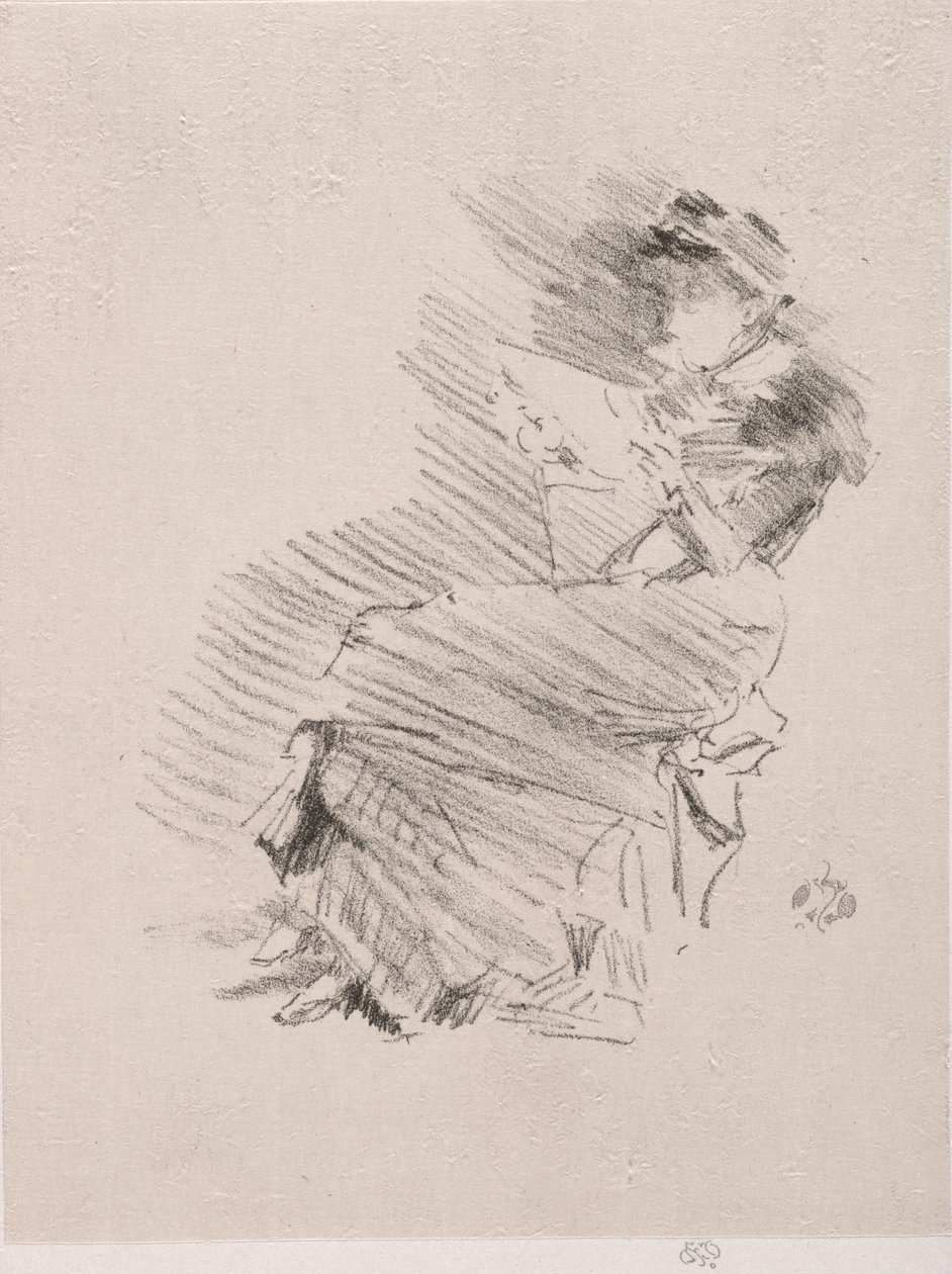 Læsning, 1879. af James Abbott McNeill Whistler