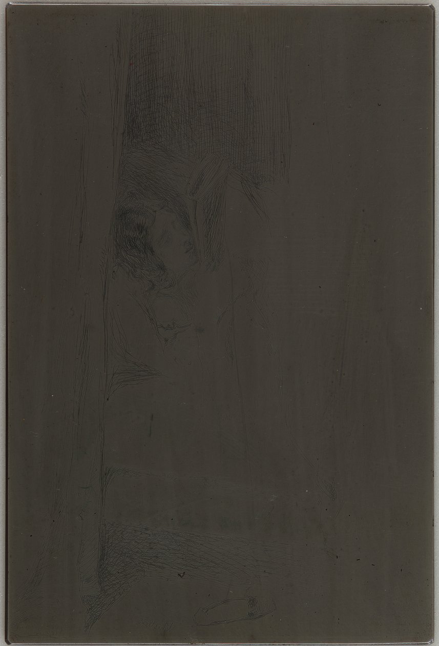 Læsning i sengen, 1858. af James Abbott McNeill Whistler