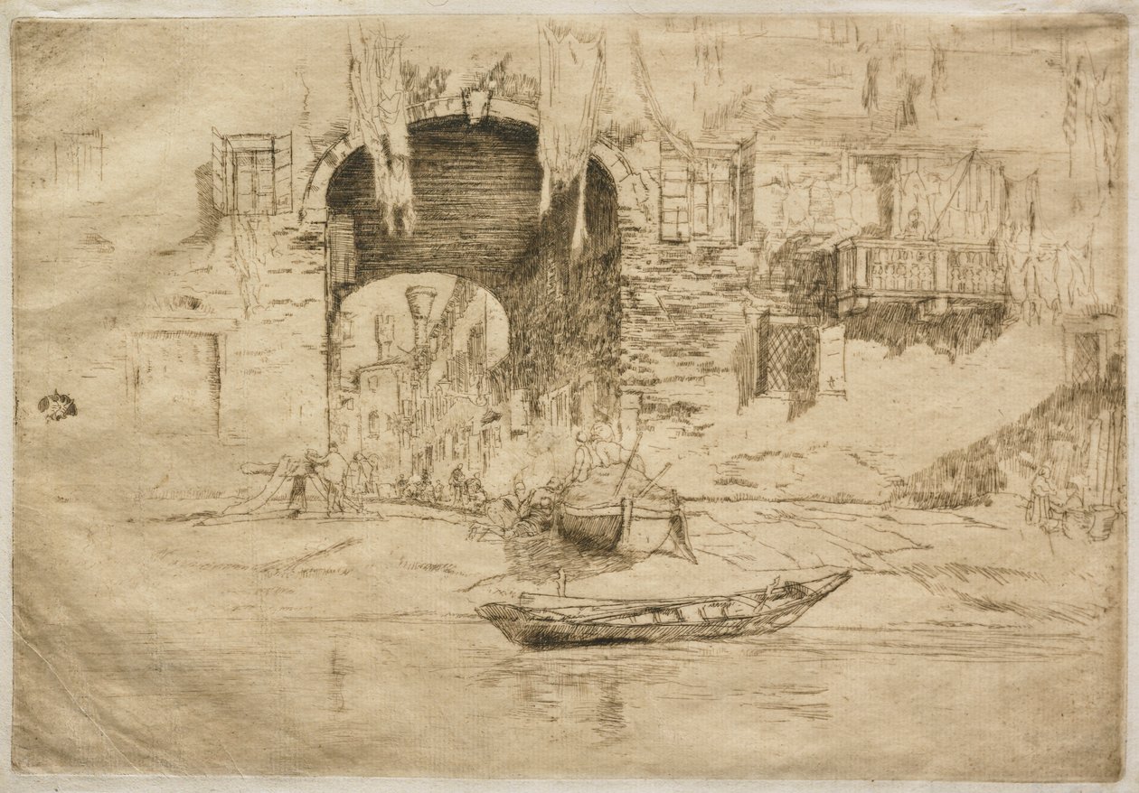 San Biagio. af James Abbott McNeill Whistler
