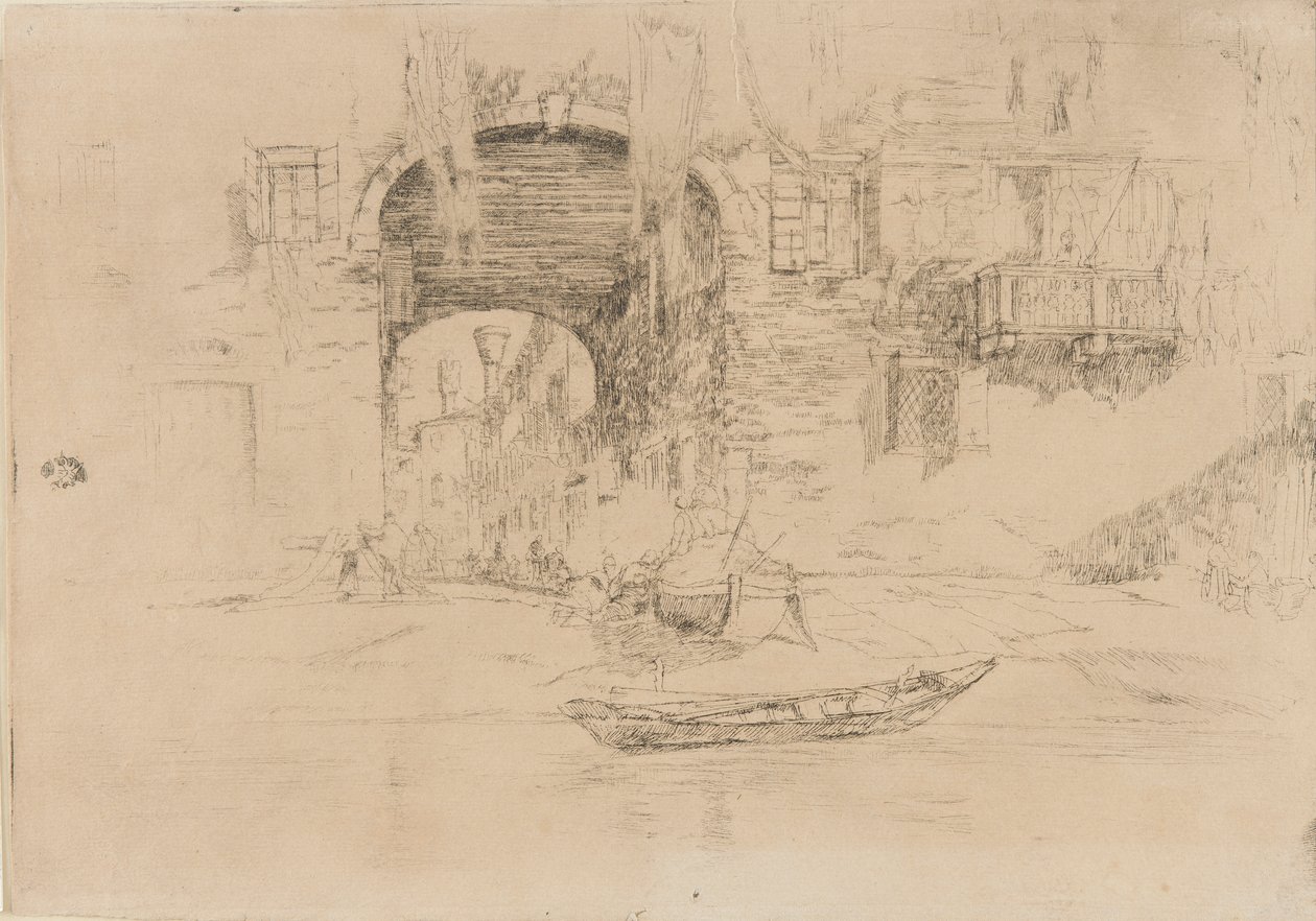 San Biagio, 1879-1880. af James Abbott McNeill Whistler